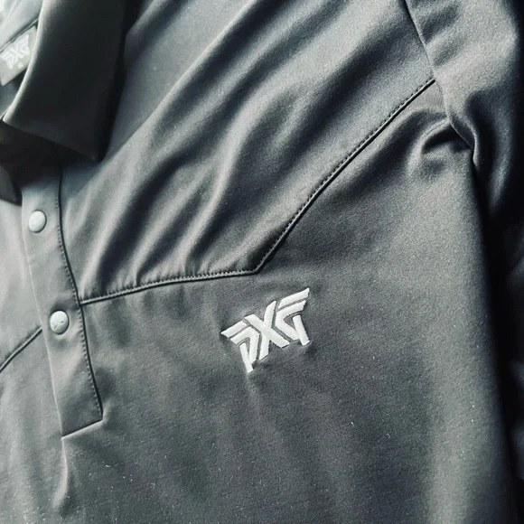 PXG Black Polo Shirt Classic Design - Picture 2 of 6